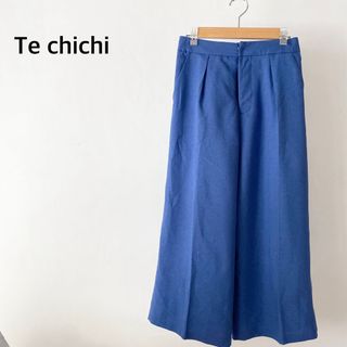 テチチ(Techichi)のTe chichi テチチ　ガウチョ　パンツ　ブルー系(カジュアルパンツ)