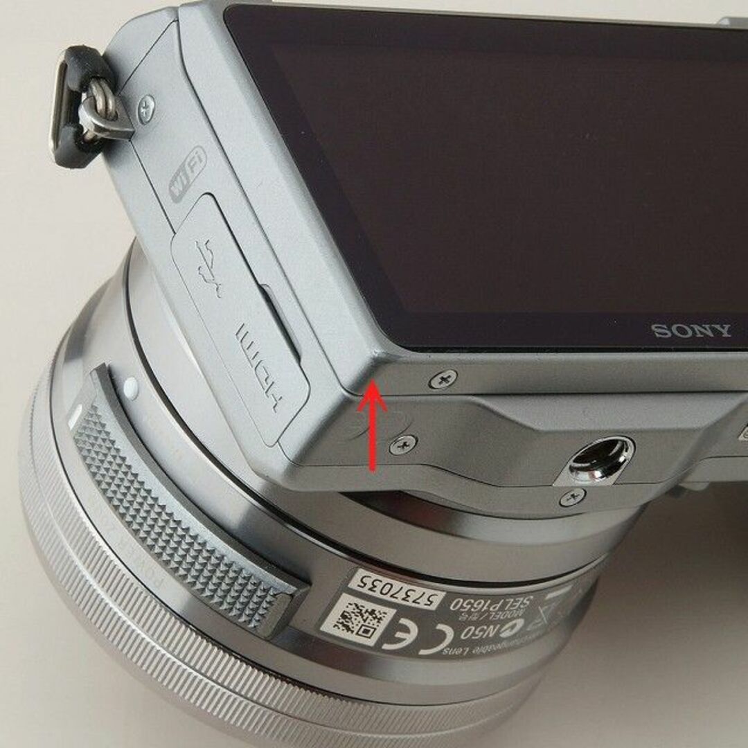 SONY(ソニー)のゆずっこ様専用 SDなし Wi-Fi★ SONY NEX-5R 7200ショット スマホ/家電/カメラのカメラ(ミラーレス一眼)の商品写真