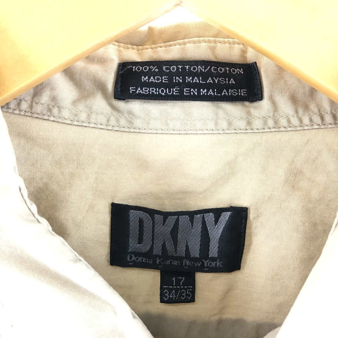 90年代 DKNY 長袖 コットンシャツ メンズXL /eaa375800 2