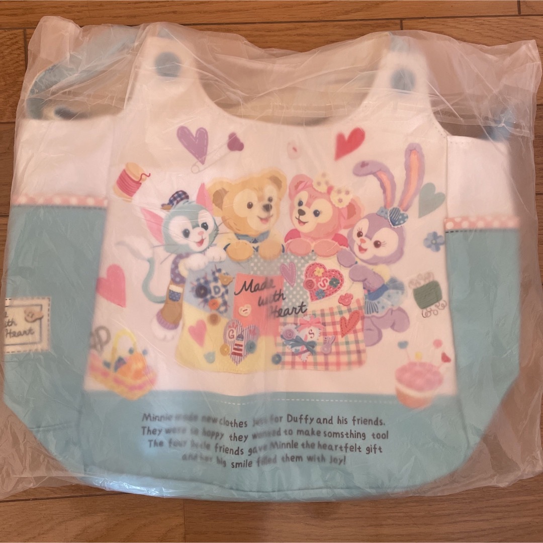 Disney(ディズニー)のダッフィー バッグダッフィーハートウォーミングデイズ風トートバック  レディースのバッグ(トートバッグ)の商品写真