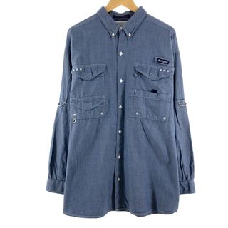 コロンビア(Columbia)の古着 コロンビア Columbia PFG ボタンダウン 長袖 フィッシングシャツ メンズXL /eaa374460(シャツ)