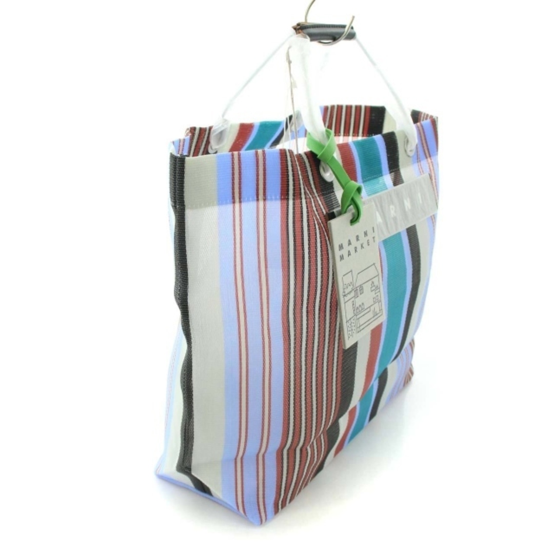 Marni(マルニ)のマルニ タグ付き フラワーカフェ トートバッグ ストライプ シアー ナイロン レディースのバッグ(トートバッグ)の商品写真
