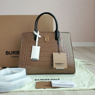 バーバリー(BURBERRY)の未使用《バーバリー》ミニ フランシスバッグ 2way TB エンボスレザー 現行(トートバッグ)