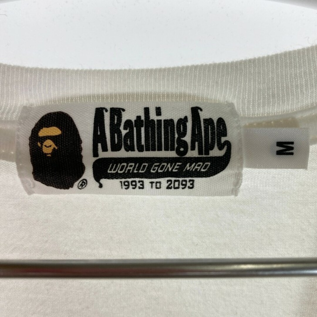 A BATHING APE(アベイシングエイプ)の★アベイシングエイプ A BATHING APE タイガー 虎 ロンT ホワイト sizeM メンズのトップス(Tシャツ/カットソー(七分/長袖))の商品写真