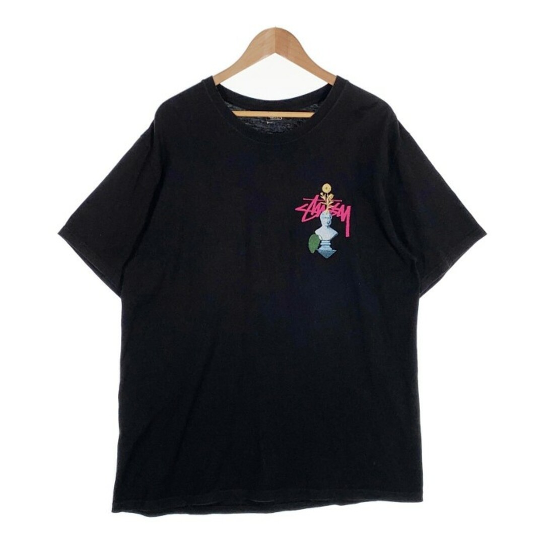 STUSSY ステューシー PSYCHEDELIC TEE サイケデリック Tシャツ ブラック Size LTシャツ/カットソー(半袖/袖なし)