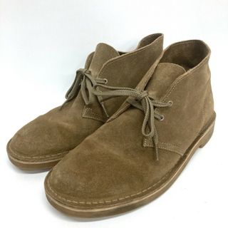 クラークス(Clarks)の★Clarks クラークス 15522 スエード チャッカブーツ ブラウン size27.5cm(ブーツ)