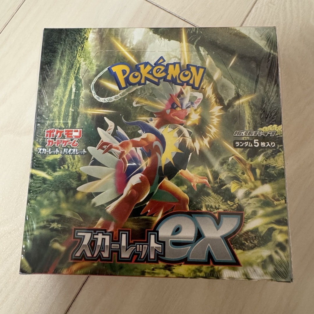 即購入可 ポケモンカード スカーレットEX シュリンク付き 1BOX - Box ...