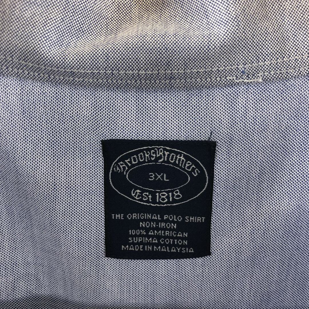 ビッグサイズ ブルックスブラザーズ Brooks Brothers Est.1818 長袖 ボタンダウンシャツ メンズXXXL /eaa374453