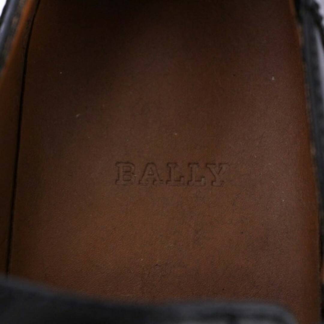 Bally(バリー)のBALLY スリッポン ローファー シューズ レザー 26.5cm 黒 メンズの靴/シューズ(スリッポン/モカシン)の商品写真