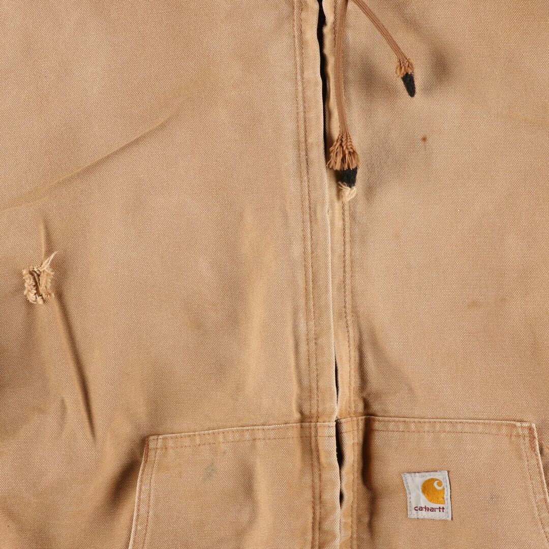 カーハート Carhartt アクティブジャケット ダック地フルジップパーカー メンズXXL /eaa354784 3