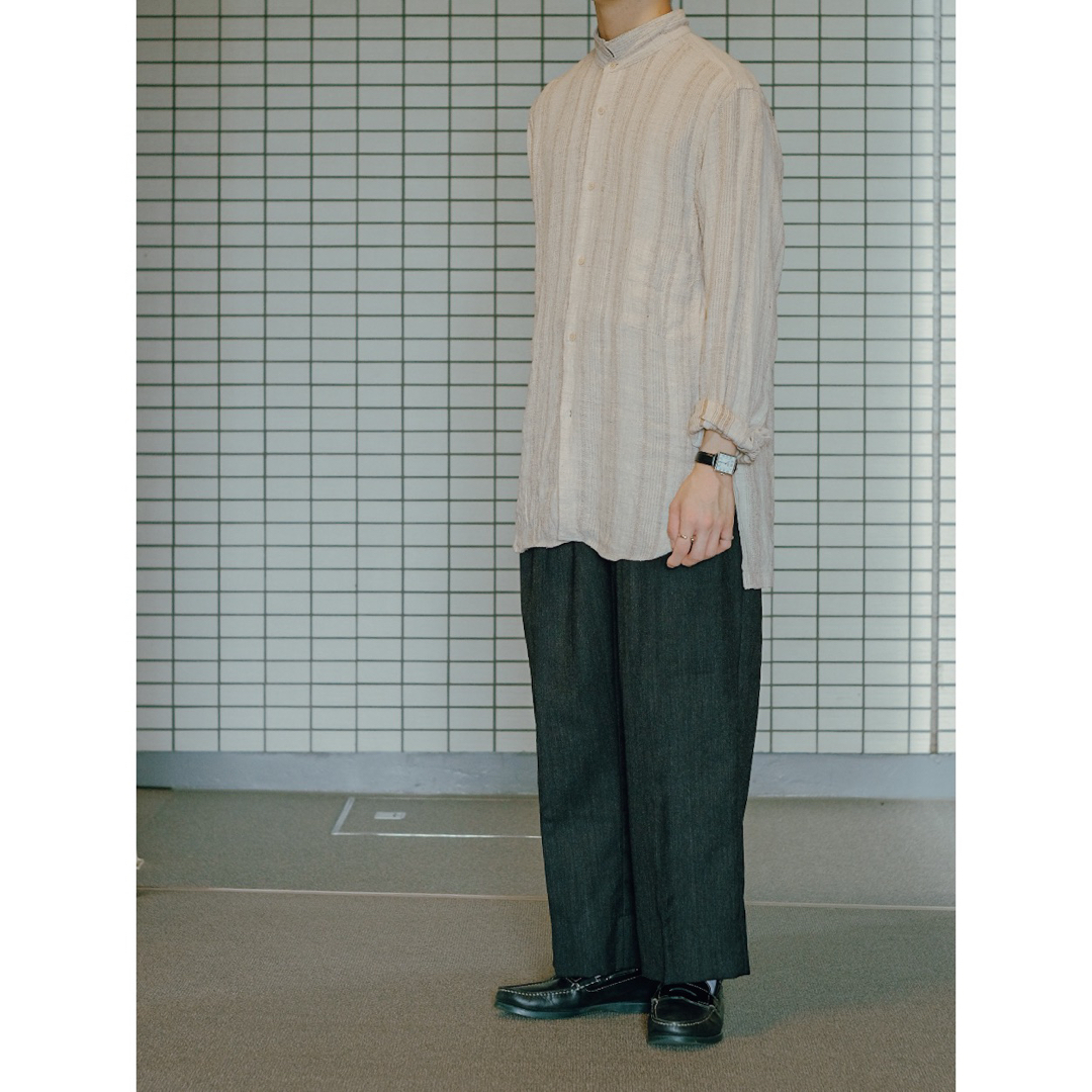 COLINA / GARDENER SHIRT / SHADOW STRIPE メンズのトップス(シャツ)の商品写真