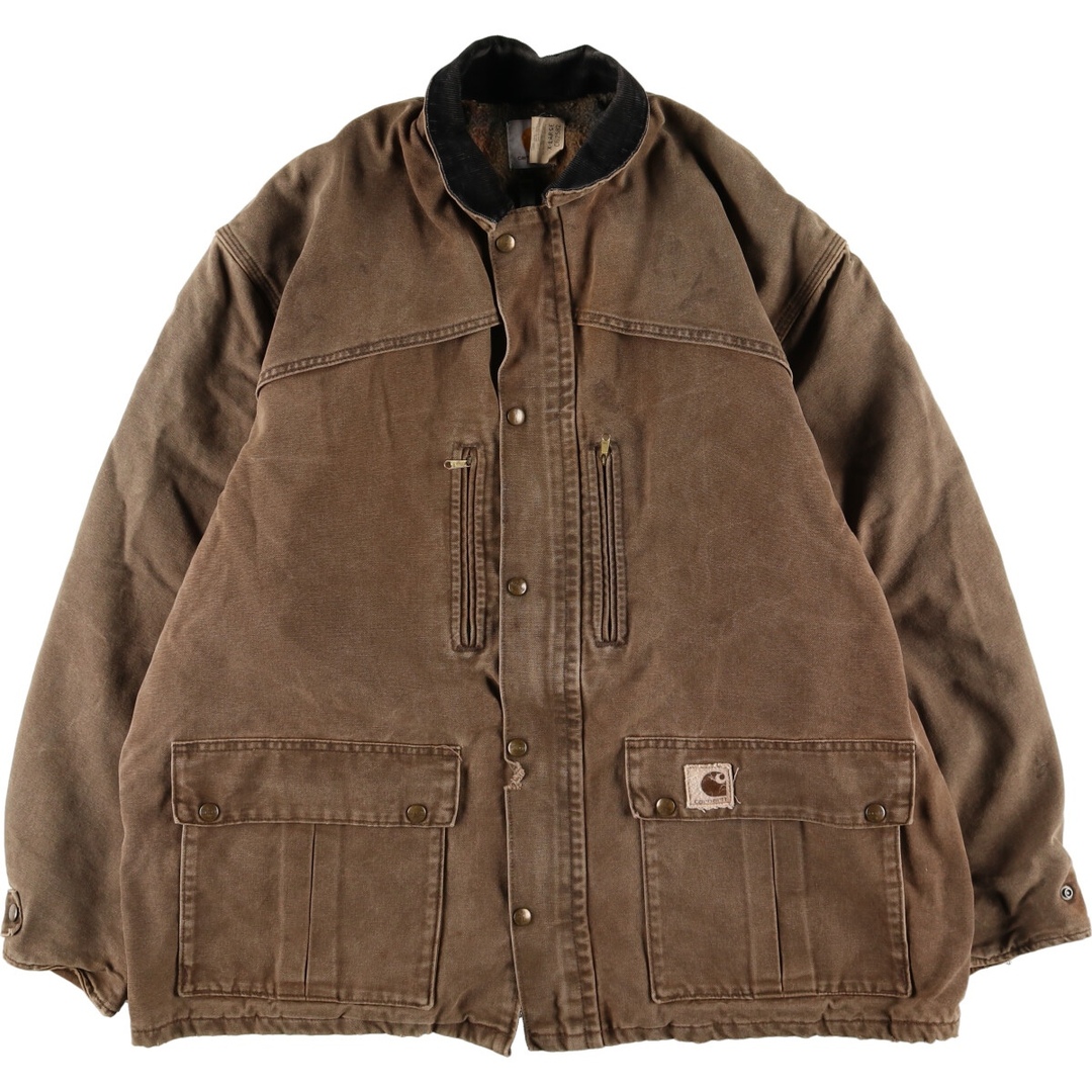 80年代 カーハート Carhartt ダック地ワークジャケット メンズXXL ヴィンテージ /eaa354034