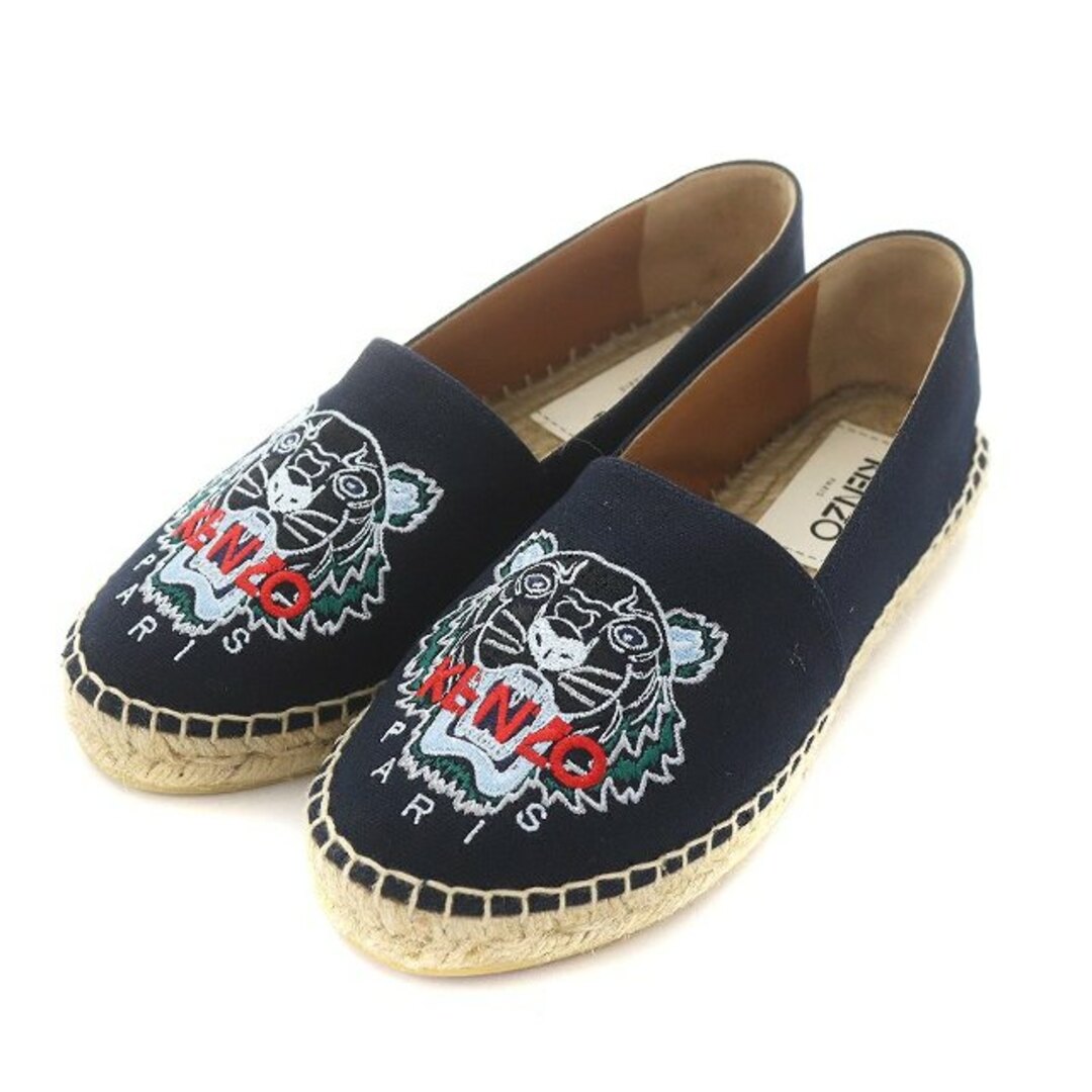 【美品】KENZO スリッポン　エスパドリーユ　タイガー　24-24.5cm