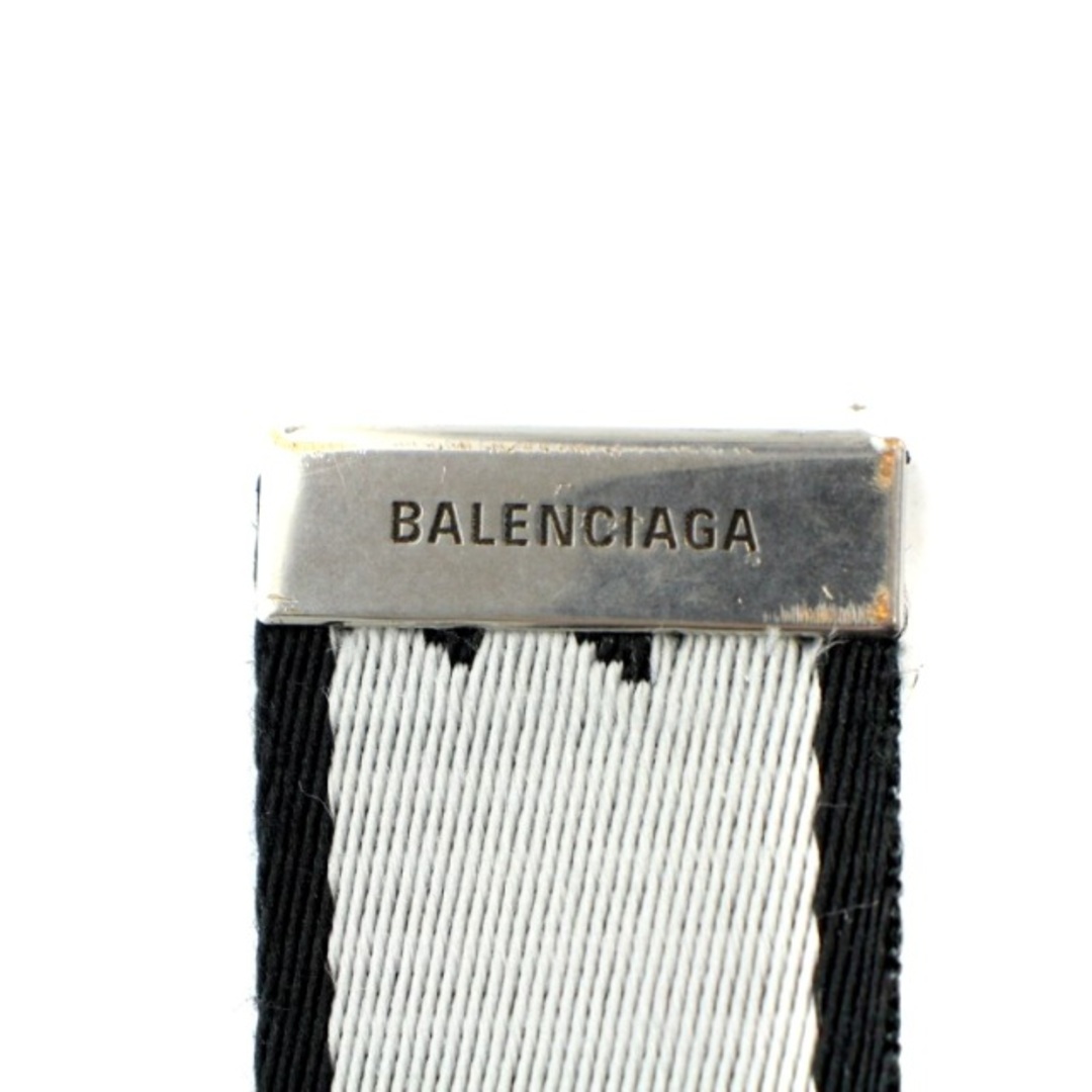 バレンシアガ 22SS D RING BELT ロゴベルト グレー 黒