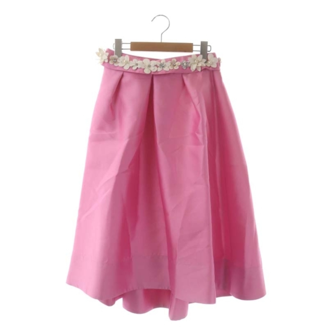 【新品未使用】Chesty・チェスティビジュ付きフレアスカート・ピンク・1サイズ