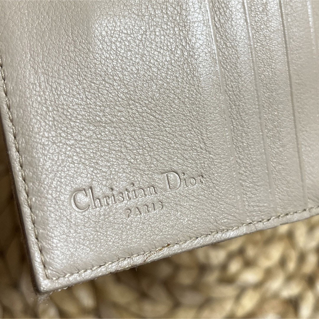 美品！Christian Dior トロッター  Wホック コンパクト財布 ロゴ