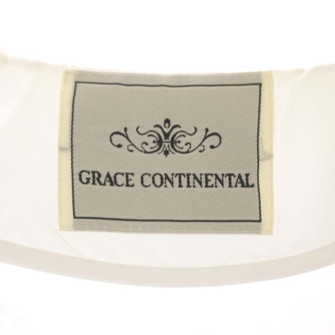 GRACE CONTINENTAL(グレースコンチネンタル)のグレースコンチネンタル ラインリブレースブルゾン ジャケット ノーカラー レディースのジャケット/アウター(ブルゾン)の商品写真