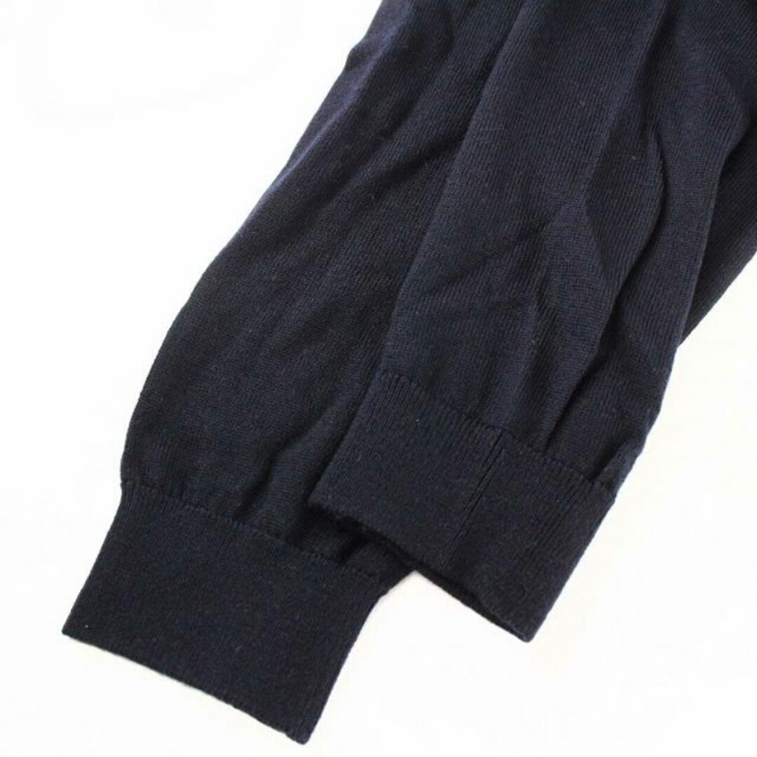 ORIHICA(オリヒカ)のオリヒカ ORIHICA ニット セーター タートルネック 無地 ウール M 紺 メンズのトップス(ニット/セーター)の商品写真