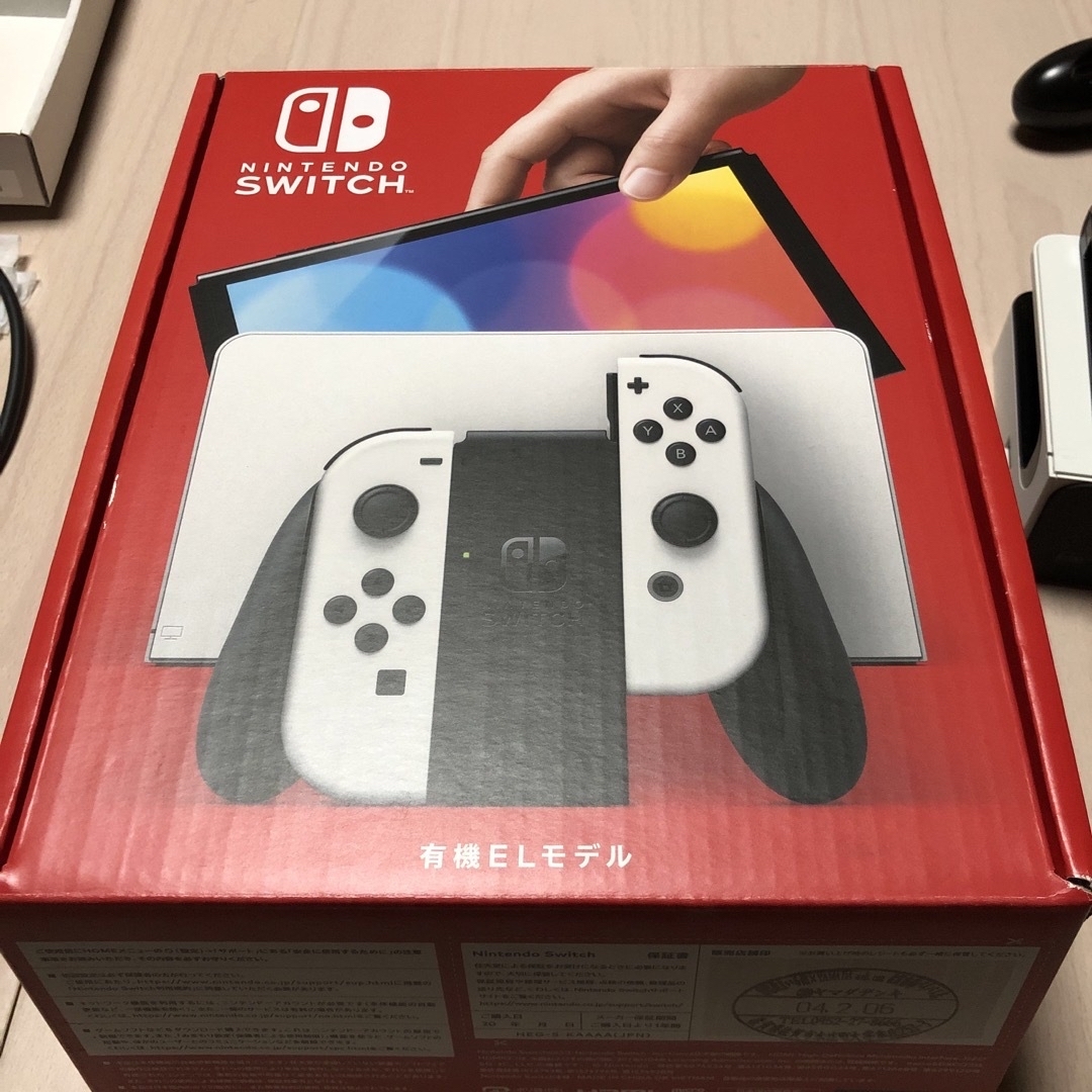 ゲームソフト/ゲーム機本体Nintendo Switch 有機ELモデル Joy-Con(L)/(R) ホ