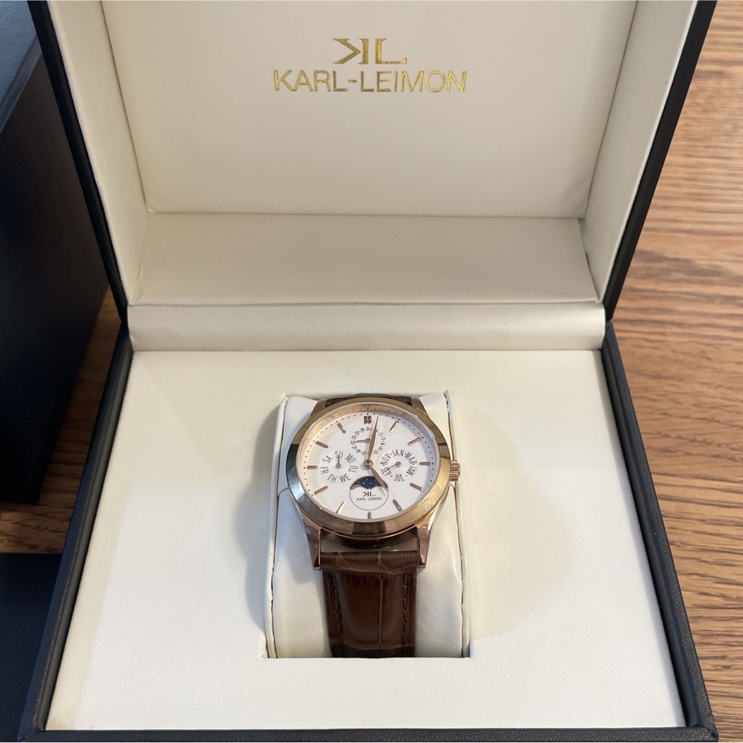 KARL-LEIMON - KARL-LEIMON カルレイモン 腕時計 ムーンフェイズの通販