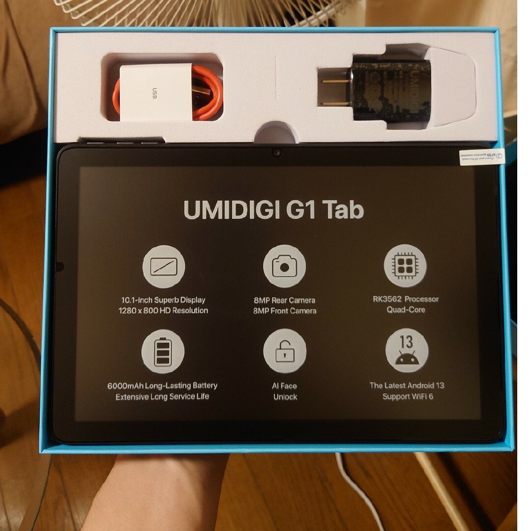 UMIDIGI G1 Tab タブレット 10インチ 8GB RAM＋64GB