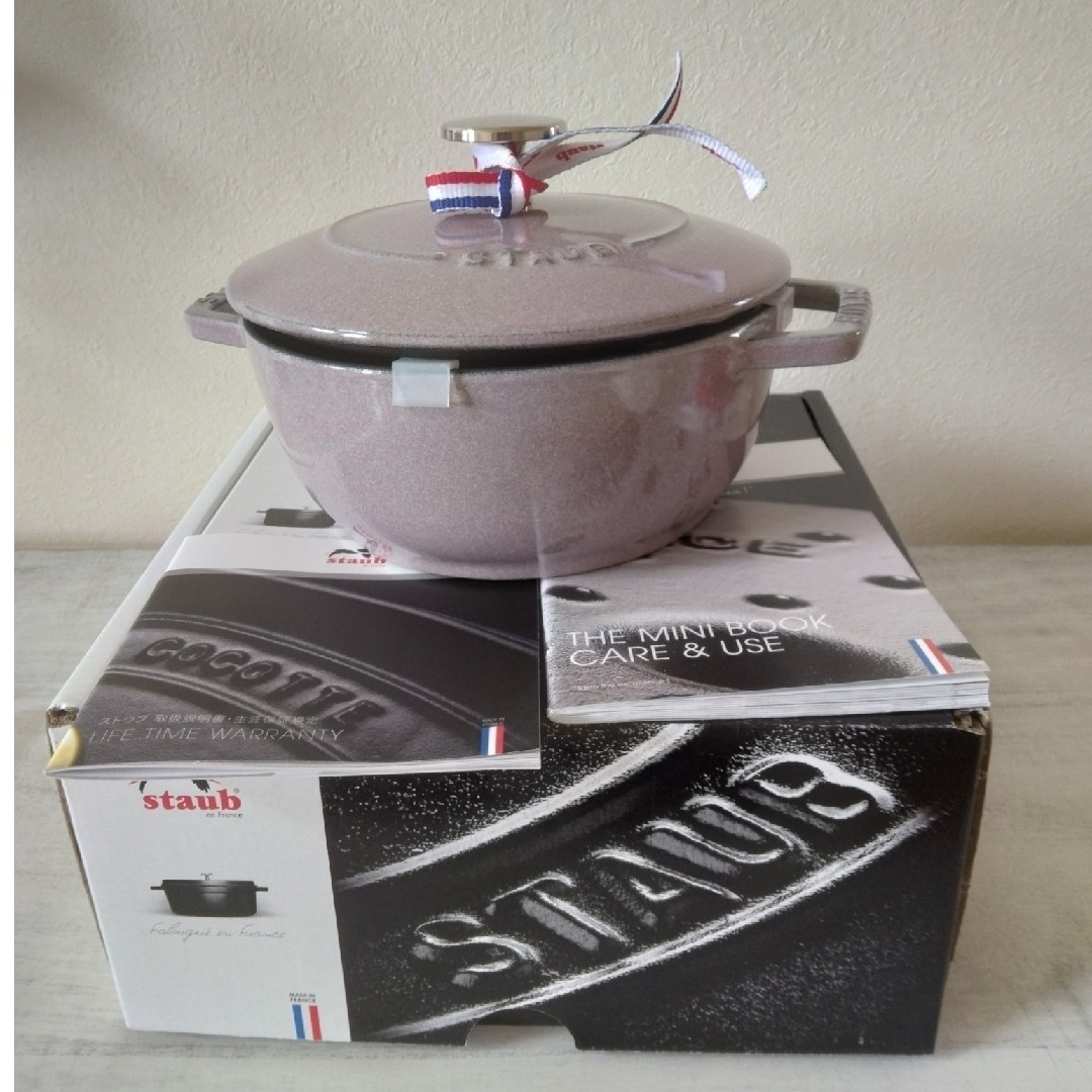 【美品】STAUB ワナベS　wa-NABE シフォンローズ　シリアルNoあり