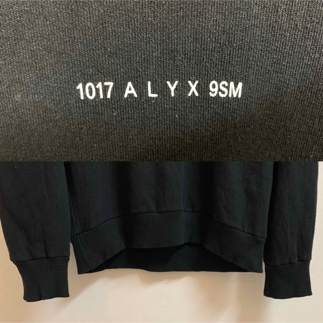 1017 ALYX 9SM アリクス CREW NECK VISUAL ブラック