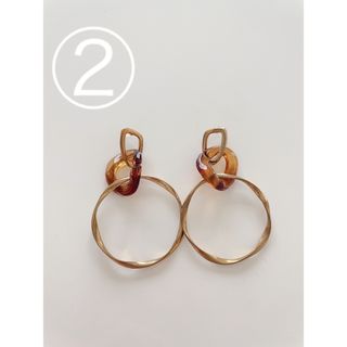 ピアス べっ甲柄 秋(ピアス)