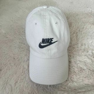 ナイキ(NIKE)の【超美品】NIKE ナイキ 帽子 キャップ SWOOSH スウッシュ ホワイト(キャップ)