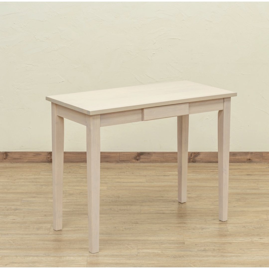 新品　木製テーブル　90×45　引出し付き　ダイニングテーブル　センターテーブル