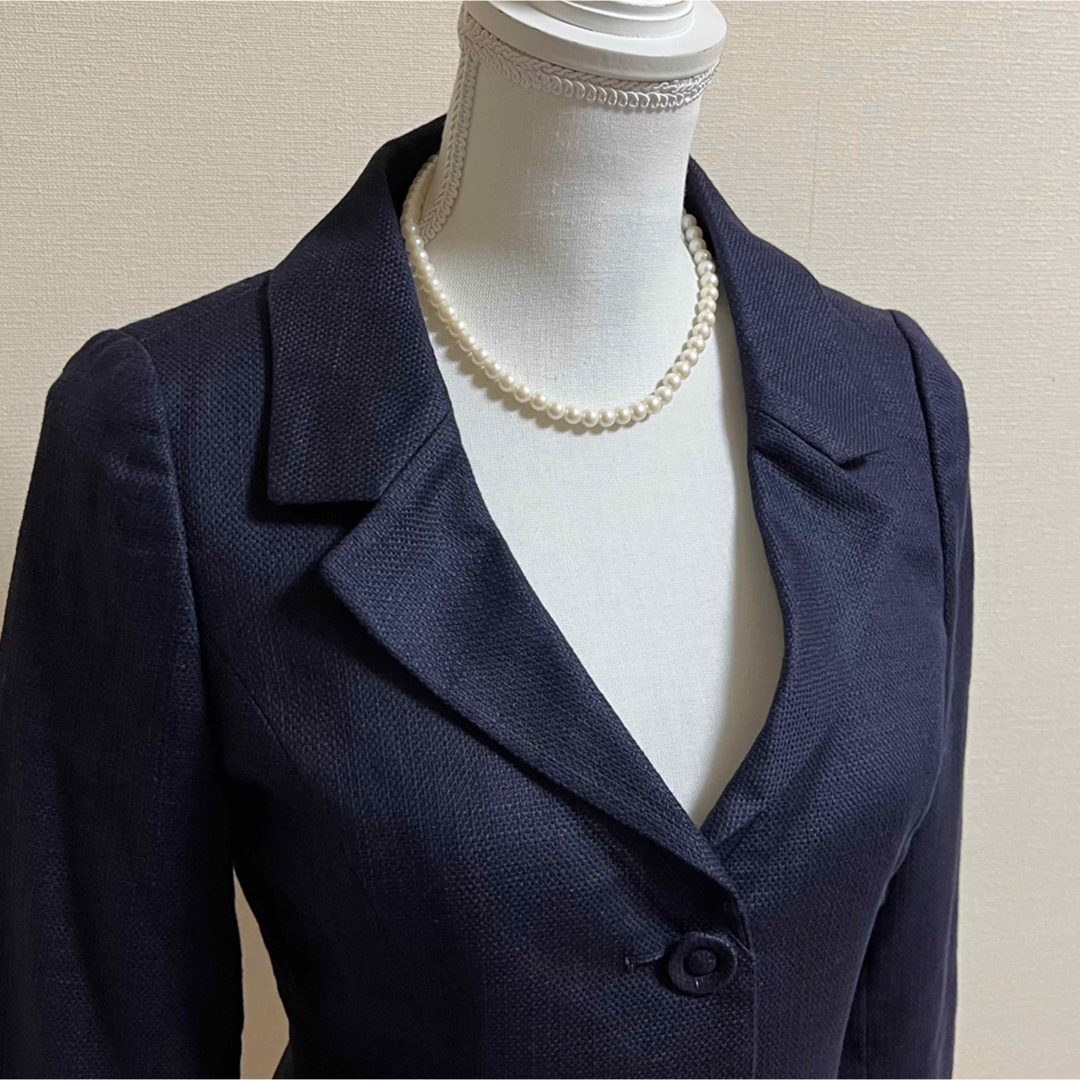 ANAYI アナイ 綺麗なお姉さん セットアップ スーツ 38 SM 紺 ピンク