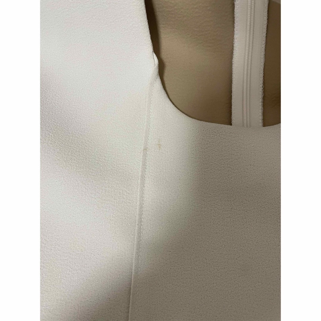 Organic Line Neck Dress【Off White / 36】 6