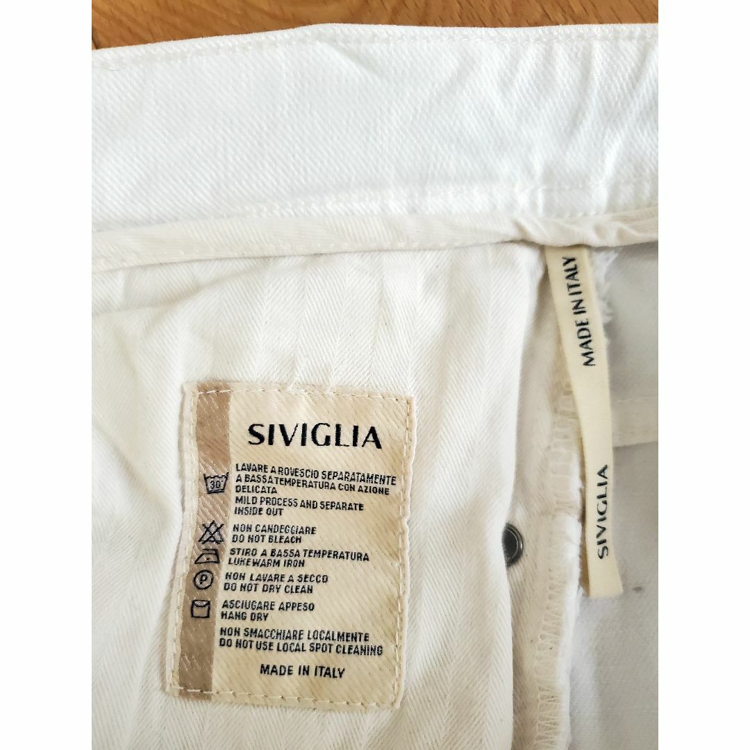 SIVIGLIA シビリア　ストレッチ　ホワイトデニム　W30　美品