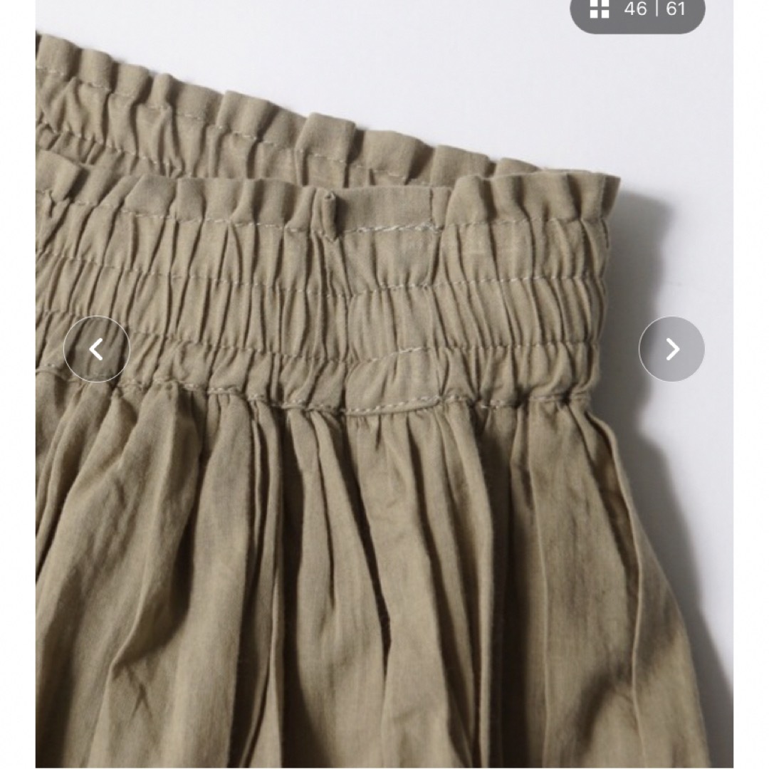 coca(コカ)の【coca】コットンフレアロングスカートshort レディースのスカート(ロングスカート)の商品写真