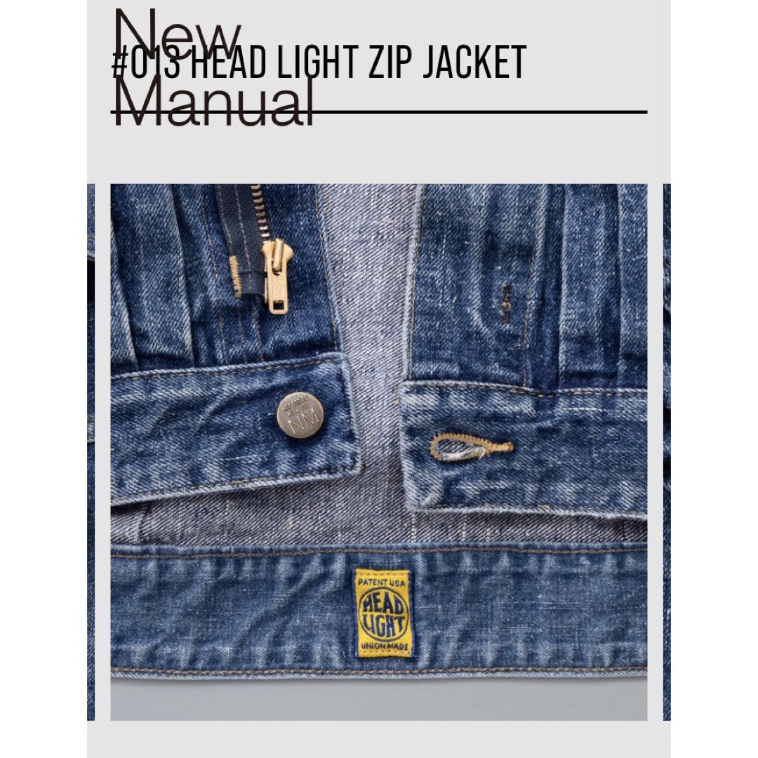 New Manual #013 HEAD LIGHT ZIP JACKET 461251おすすめGジャン