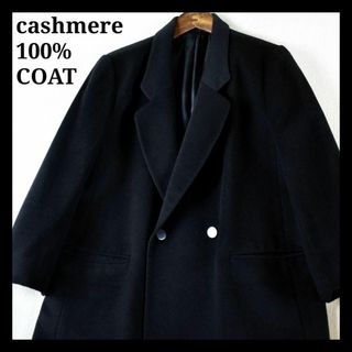 美品✨ヘルノ ロングコート カシミヤ混 シルクスカーフ柄 馬車 チェスター 40