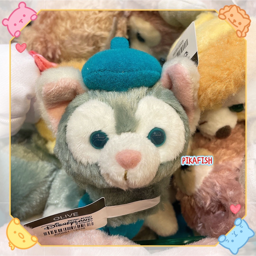 【現地購入☆正規品】ダッフィーフレンズ ぬいぐるみカチューシャ7点セット 香港