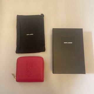 イヴサンローラン(Yves Saint Laurent)のみなりん様専用　美品イブサンローラン　二つ折財布　ピンク　(財布)