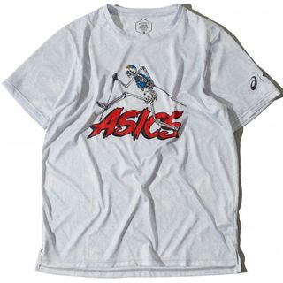 アシックス(asics)のASICS×ELDORESO「DRY SS TOP」Boneman (グレー)(Tシャツ/カットソー(半袖/袖なし))