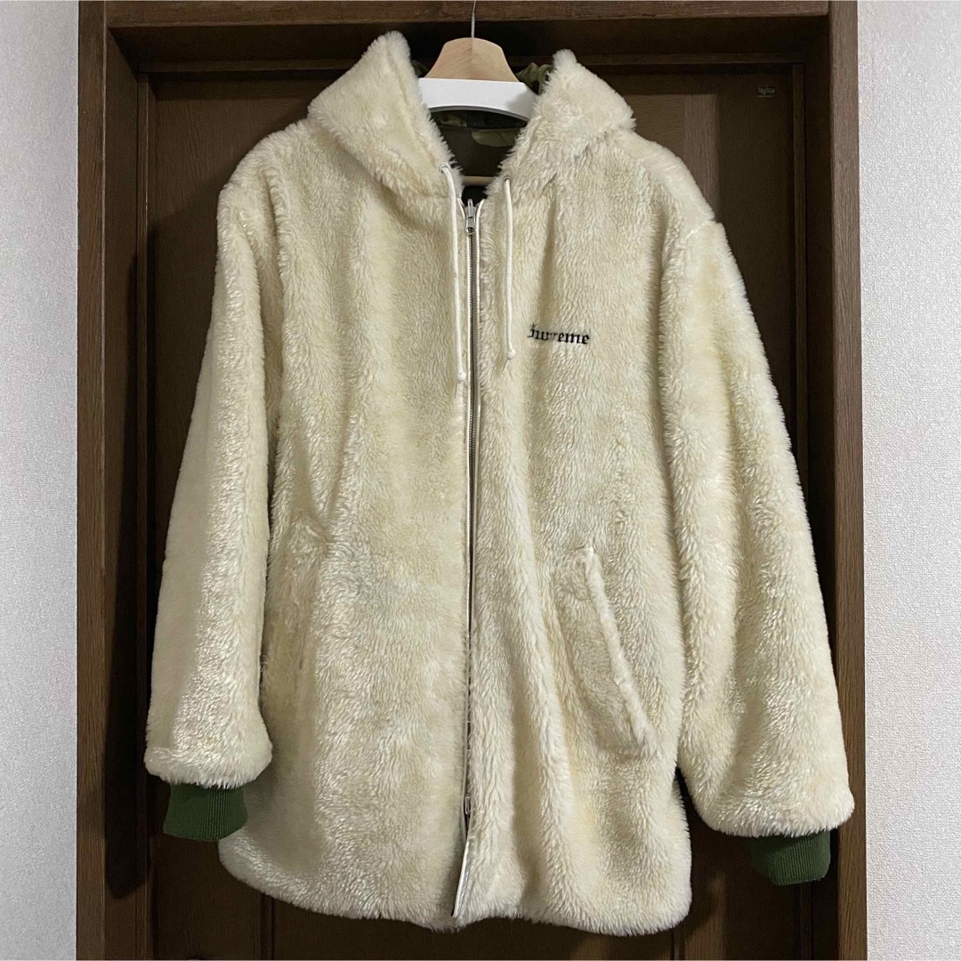 supreme reversible sherpa work parkaM定価