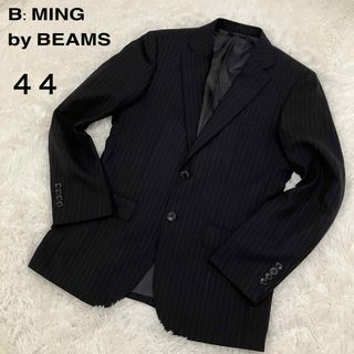 ビームス(BEAMS)のB:MING by BEAMSビームス　ストライプ　ジャケット　44(テーラードジャケット)