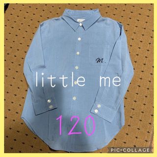 リトルミー(Little Me)のリトルミー　長袖シャツ　 M6 （110〜120）(Tシャツ/カットソー)