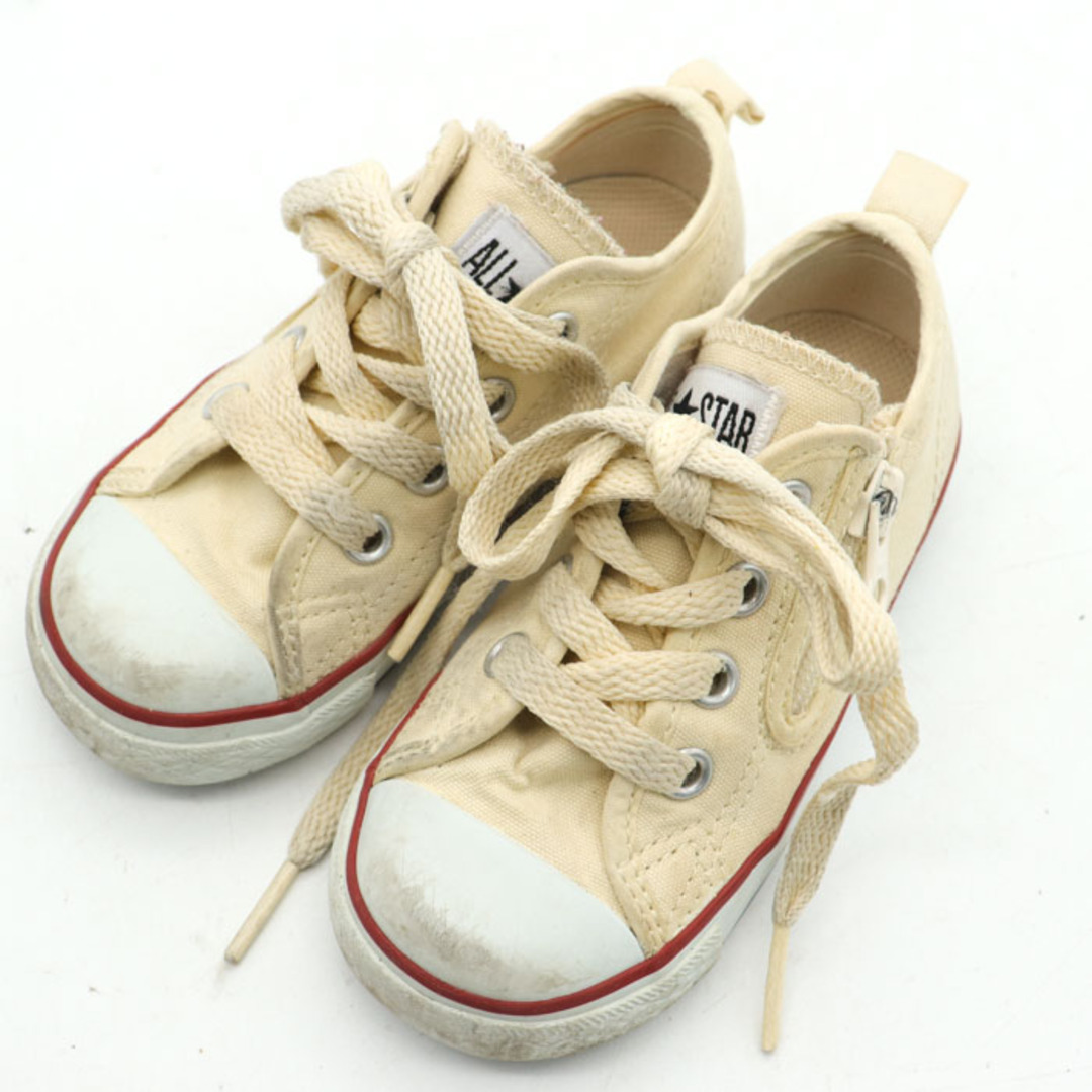 CONVERSE(コンバース)のコンバース スニーカー ALLSTAR 3CK551 キャンバス  ローカット 靴 シューズ 女の子 キッズ 男の子用 15cmサイズ アイボリー CONVERSE キッズ/ベビー/マタニティのキッズ靴/シューズ(15cm~)(スニーカー)の商品写真