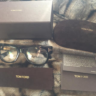 トムフォード(TOM FORD)の正規品 美品 トムフォード メガネ 5040 黒 眼鏡(サングラス/メガネ)