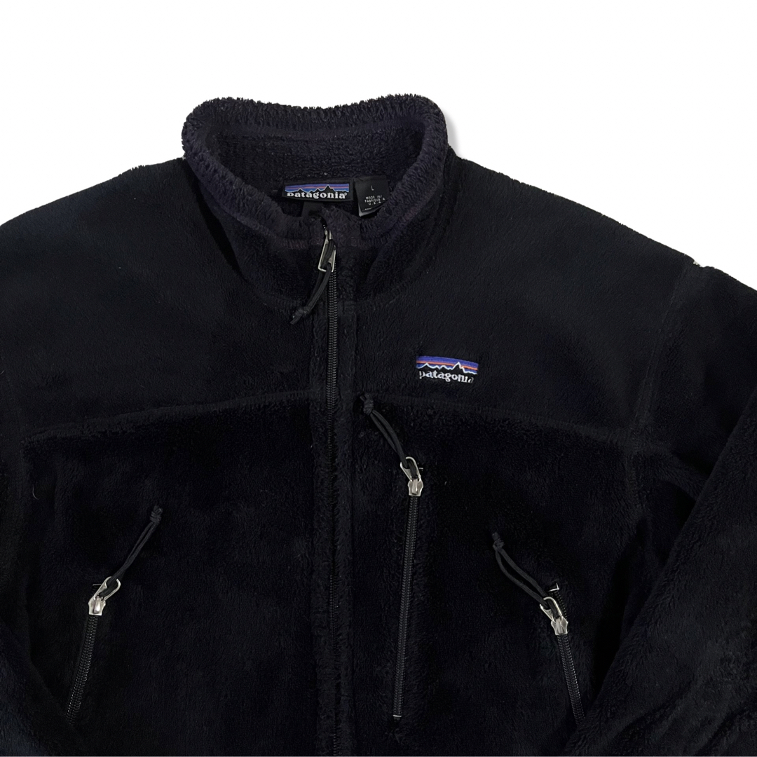 【00s】patagonia R4 フリースジャケット USA製 XL ブラック