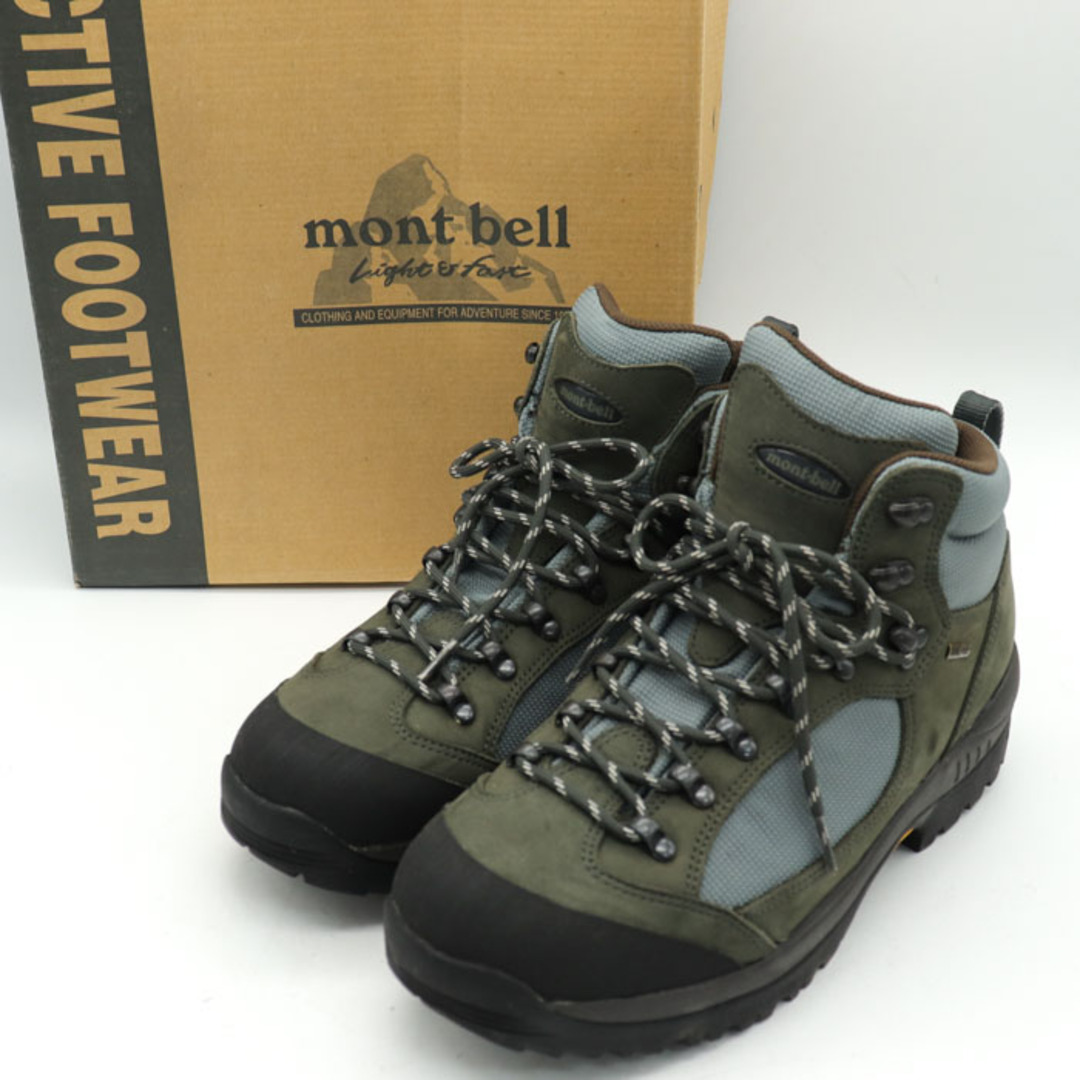 モンベル トレッキングブーツ 登山靴 未使用 訳あり GORE-TEX 302158206 靴 シューズ メンズ 28.5cmサイズ カーキ mont-bell