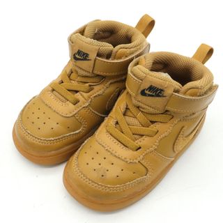 ナイキ(NIKE)のナイキ ベビースニーカー コート バーロウ MID 2 CD7784-701 ベビーシューズ 子供靴 ベビー 男の子用 13cmサイズ ブラウン NIKE(スニーカー)