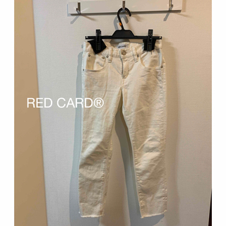 レッドカード(RED CARD)のレッドカード　ホワイト　パンツ　サイズ23(スキニーパンツ)