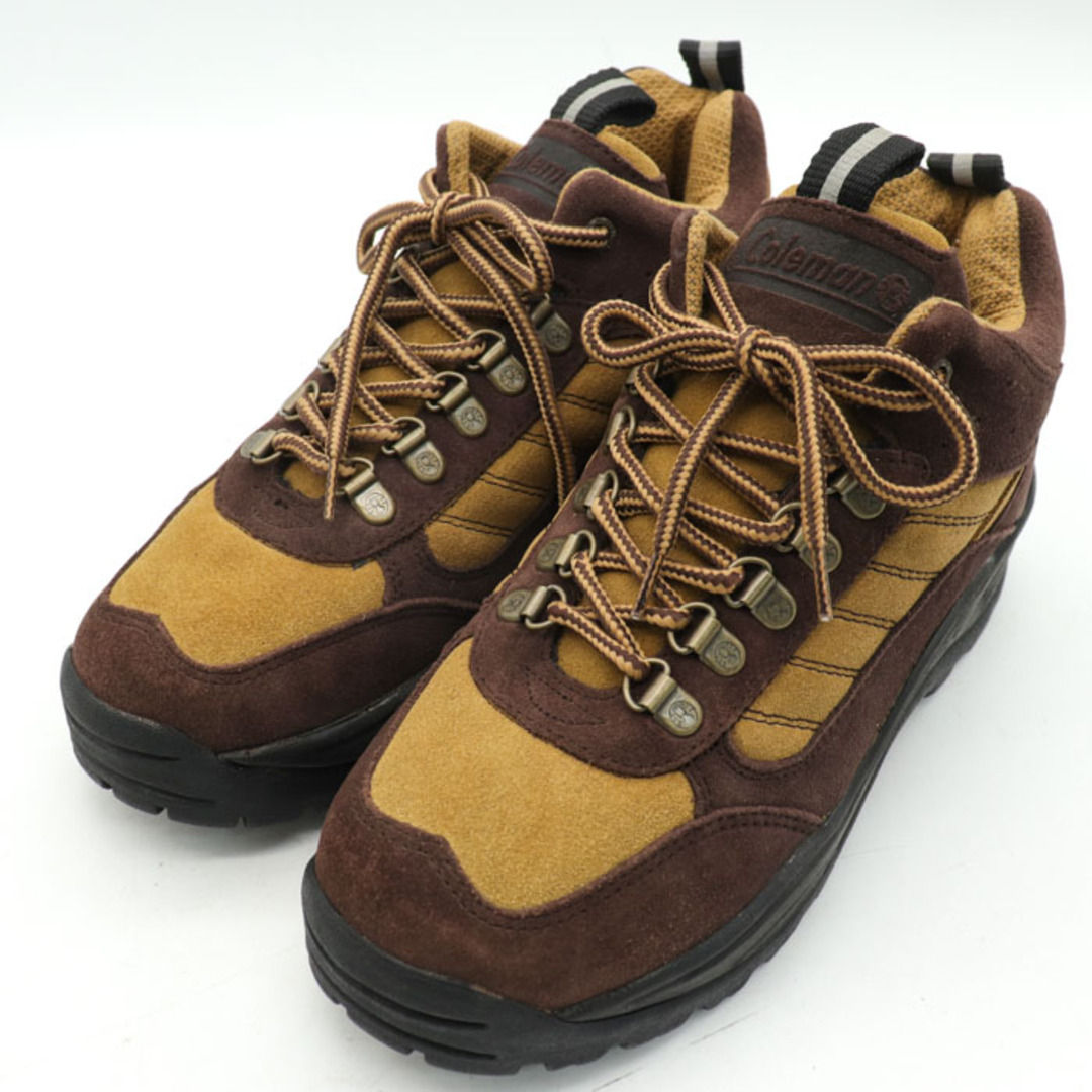 コールマン トレッキングシューズ 未使用 登山靴 アウトドア ハイキング スニーカー ブランド メンズ 25.5cmサイズ ブラウン Coleman
