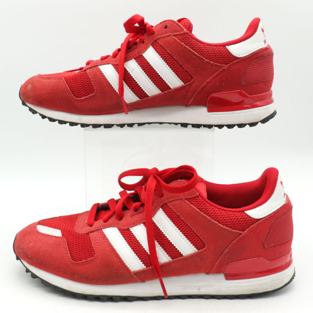 アディダスオリジナルス スニーカー ZX700 ゼットエックス S76177 シューズ 靴 メンズ 27.5cmサイズ レッド adidas Originals アディダスオリジナルス スニーカー ZX700 ゼットエックス S76177 シューズ 靴 メンズ 27.5cmサイズ レッド adidas Originals
